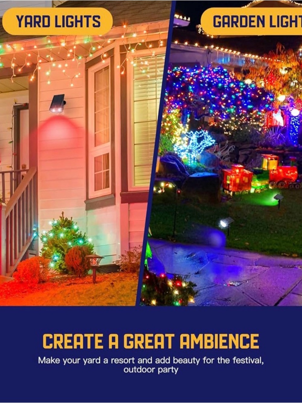 Halloween Solar lights outdoor 2Pack